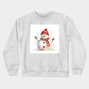 Christmas's snow man Crewneck Sweatshirt